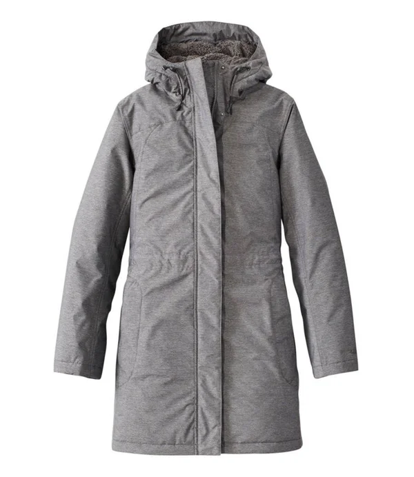 Women's Plus Size Winter Warmer Coat Gray 2x, L.L.Bean