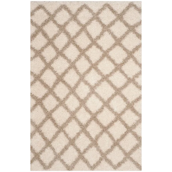 Safavieh SGD258J Dallas Shag Ivory - Seafoam Area Rug - 10& x 14&
