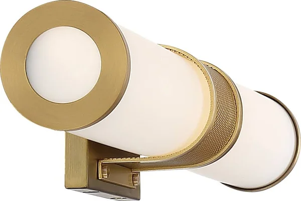 Nuvo Lighting 62/1602 Caper LED Vanity Brushed Brass with Frosted Lens