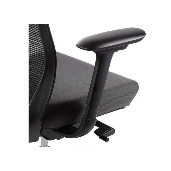 Union & Scale Workplace2.0 Ayalon Mesh Back Fabric Task Chair Black/Gray UN-AYALON-GREY