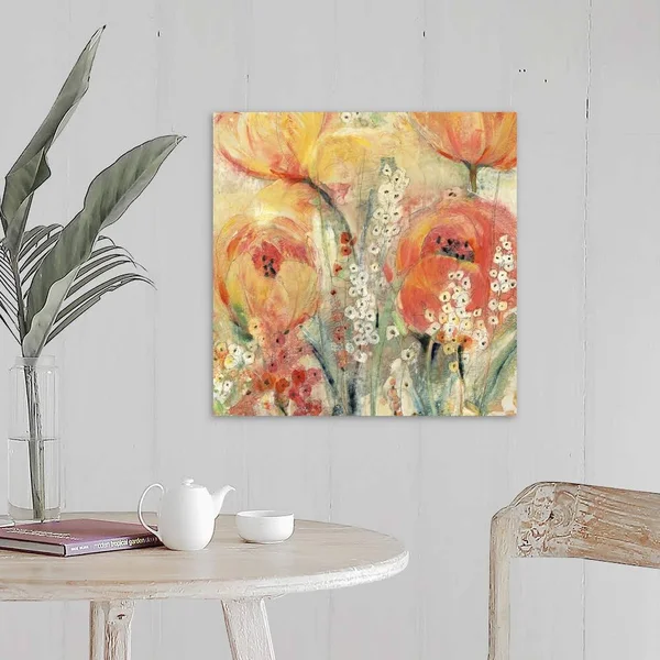 Spring Tulip Array II, Canvas Wall Art, 20x20, Great Big Canvas