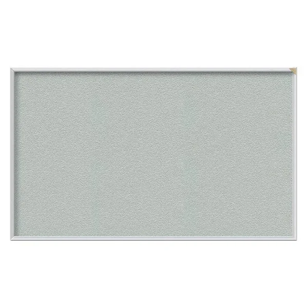 Ghent Vinyl Bulletin Board with Aluminum Frame 4&H x 12&W Silver