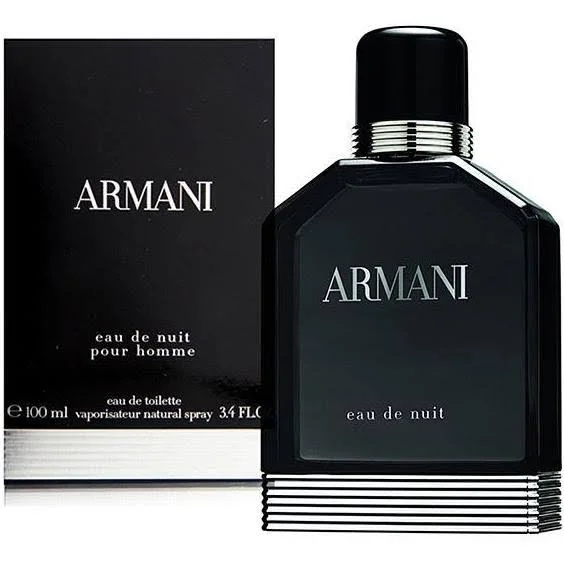Armani Eau De Nuit by Giorgio Armani 3.4oz Eau De Toilette Spray Men