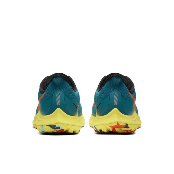 Women's Nike Air Zoom Pegasus 36 Trail Running Shoe - Color: Geode Teal/Bright Crimson (Regular Width) - Size: 8.5
