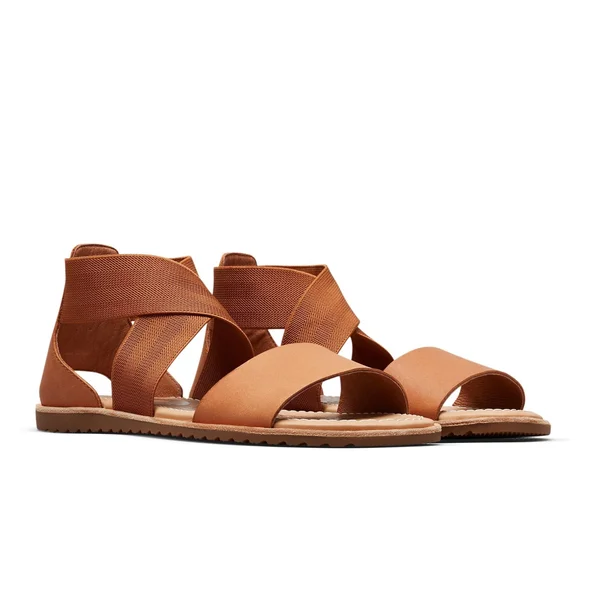 Sorel Ella Sandal Women's - Camel Brown, 9