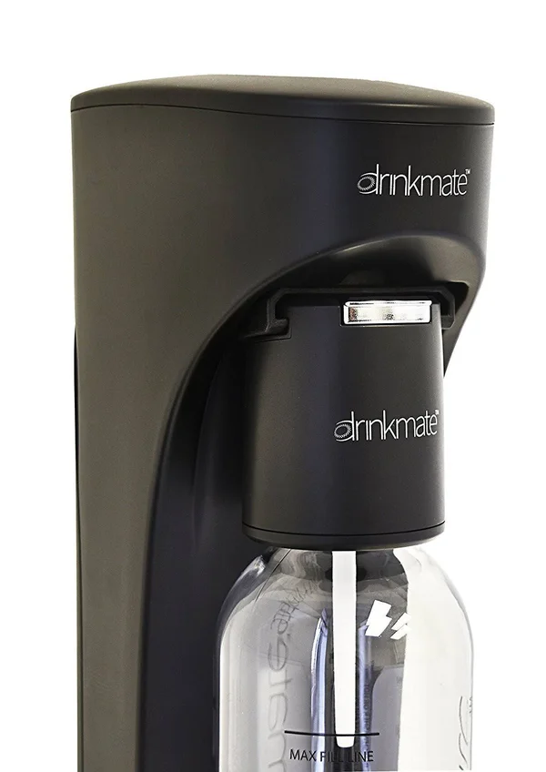 Drinkmate Carbonated Beverage Maker Without CO2 Cylinder (Matte Black)