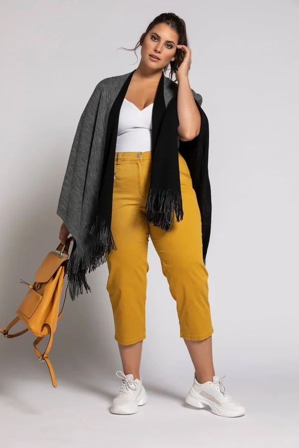 Plus Size Business Pants, Woman, Orange, Size: 32, Cotton, Ulla Popken