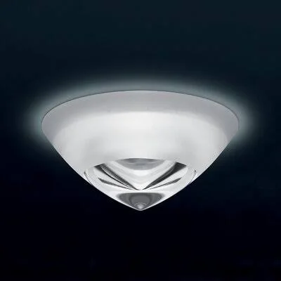 Leucos 0005832 Day 5.25x22 Decorative Recessed Trim Finish: Satin White, Bulb Type: ELV 23W 3500K UL, Construction Type: New Con