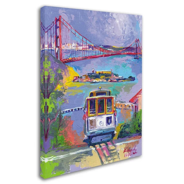 Trademark Global Richard Wallich &San Francisco 2& Canvas Art