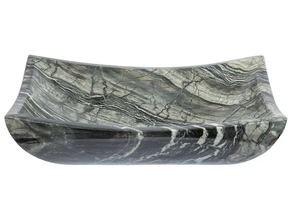 Eden Bath Deep Zen Sink - Wooden Black Marble, EBS011WB-P
