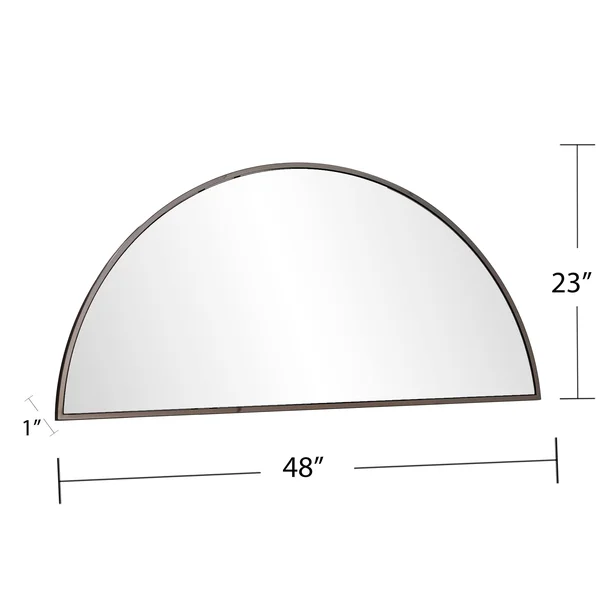 Wyndowlyn Decorative Arched Mirror 48x22- Chrome - Holly & Martin WS5513