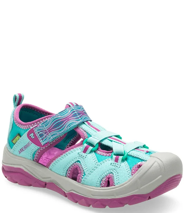 Merrell Kids& Hydro Sandal Turquoise/Purple 7