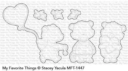 My Favorite Things Joyful Heart Bears Die-namics