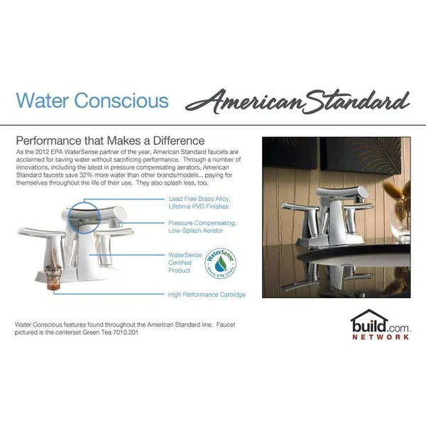 American Standard Colony Soft Centerset Lavatory Faucet Chrome