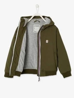 Hooded Jacket for Boys Green