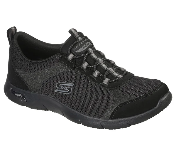 Women's Skechers Arch Fit Refine Her Best Sneaker, Size: 7 Medium, Black