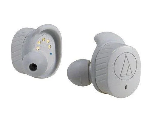 Audio-Technica ATH-SPORT7TW SonicSport Wireless In-Ear Headphones Gray