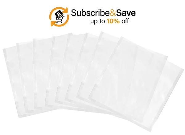1000 Pack Clear Poly-Nylon Laminated Vacuum Pouches 12x22 x 12x22 3 Mil