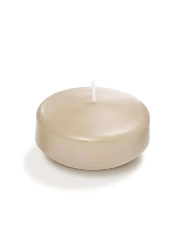 Set of 18 - Bulk Floating Candles, Sandstone - 3x22