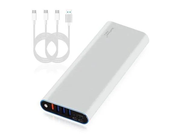 BatPower PDE 2 P60s USB C External Battery Power Bank Portable Charger for New MacBook Pro 15 - 13-inch 2016 2017 to Current Surf