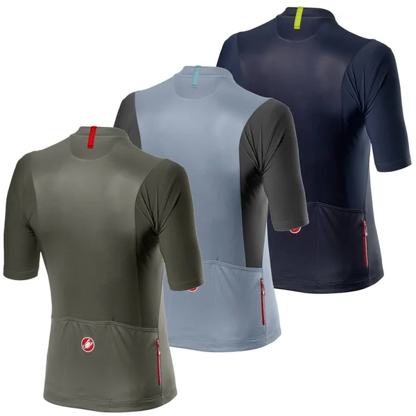 Castelli Unlimited Jersey - L - Vortex Gray