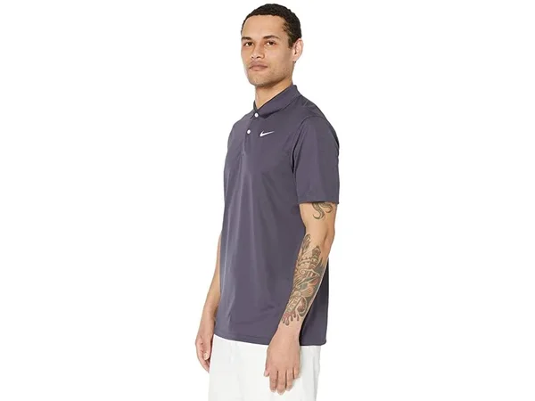 Nike Men's Victory Dri-Fit Golf Polo - Gridiron/White