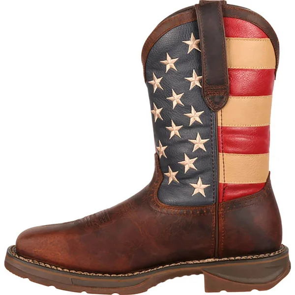 Rebel by Durango Men's Flag Steel Toe Western Boots
