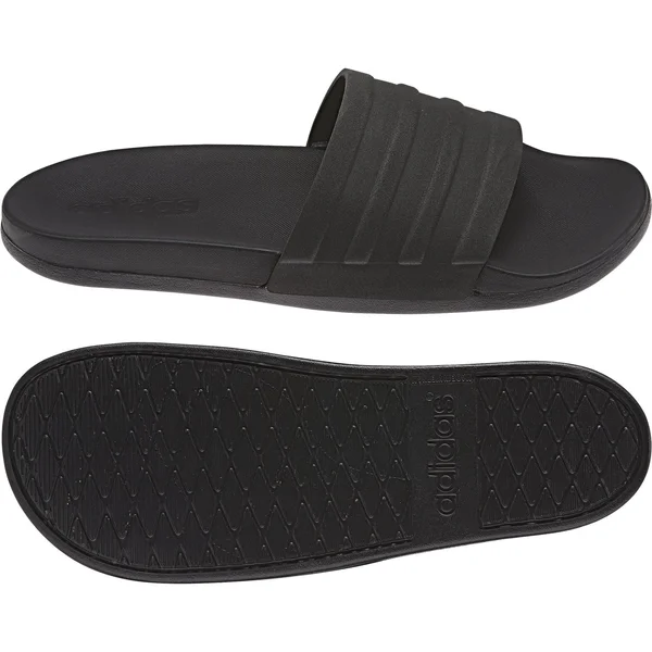 Adidas Adilette Cloudfoam Plus Sandals - Black - Size - 10