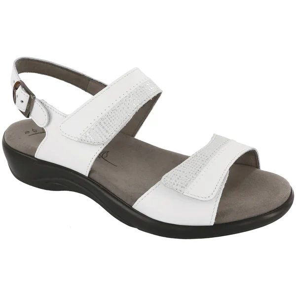 SAS Women's Nudu - White Size: 10 W