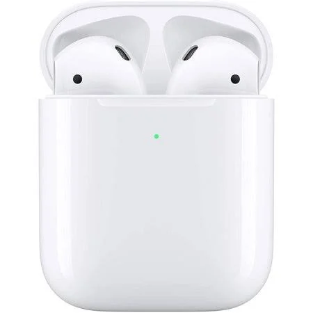 Apple Airpods with Wireless Charging Case (Latest Model)(New-Open-Box) - White
