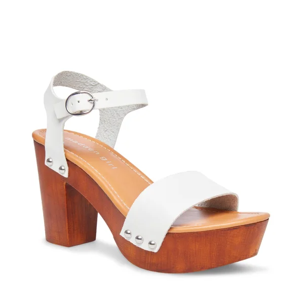 Madden Girl Lifft 8.5 Women's White