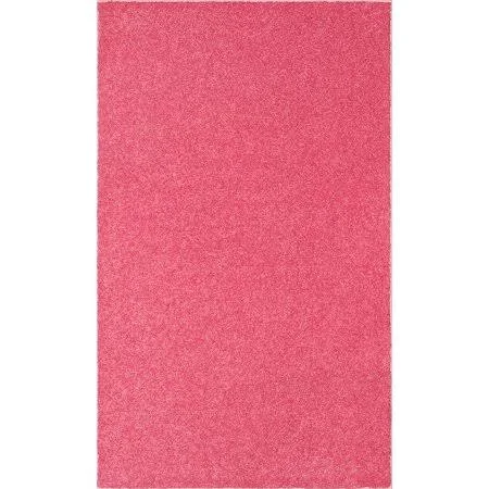 American Bright Solid Color Area Rugs Pink - 6&x8&