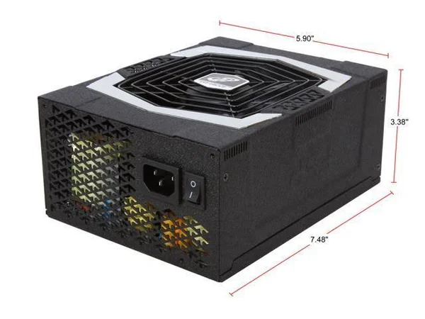 FSP Power Supply Aurum PT-1200FM 1200W ATX 13.5cm Fan 24Pin SATA