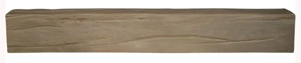 Ekena Millwork BMRW2C0080X120X120HD 8x22W x 12x22H x 10&L 2-Sided (L-beam) Riverwood Endurathane Faux Wood Ceiling Beam, Natural