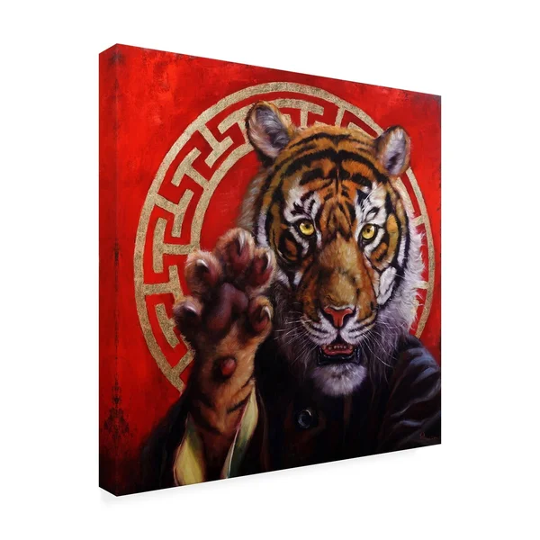 Trademark Art Lucia Hefferna 'Legend of Tiger Claw' Canvas Art