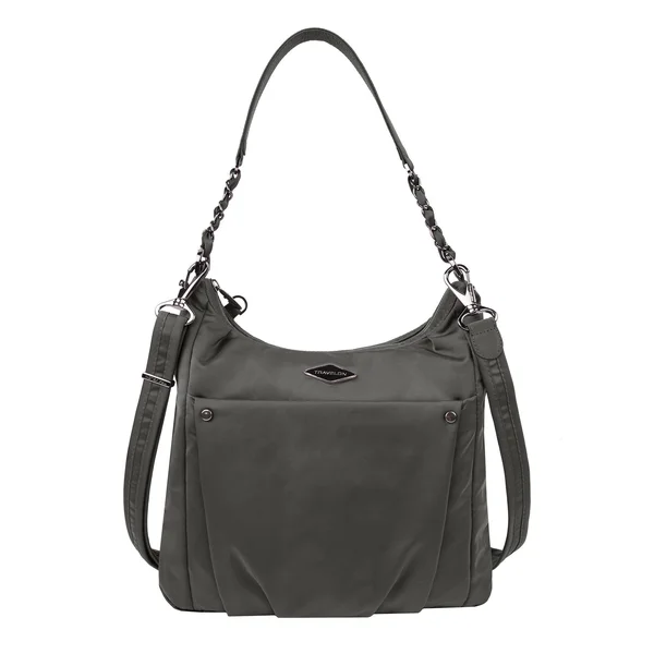 Travelon Anti-Theft Parkview Hobo Crossbody - Charcoal