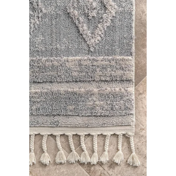 nuLOOM Diamond Shaggy Devonte Area Rug - Size: 7& 10 inch x 10& 10 inch