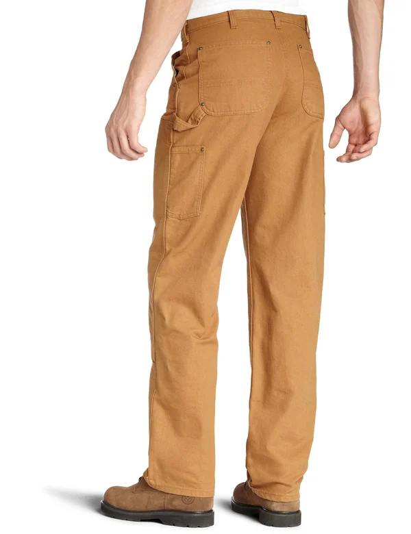 Men's Washed-Duck Double Front Work Dungaree - Carhartt Brown - 38X36