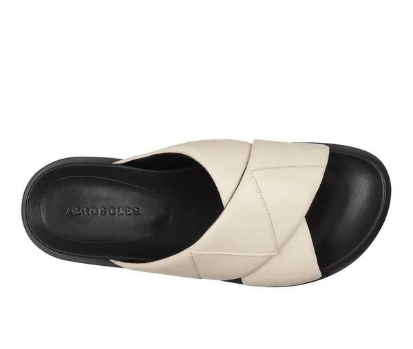 Aerosoles Linney Women's Sandals Bone Leather : 7 B