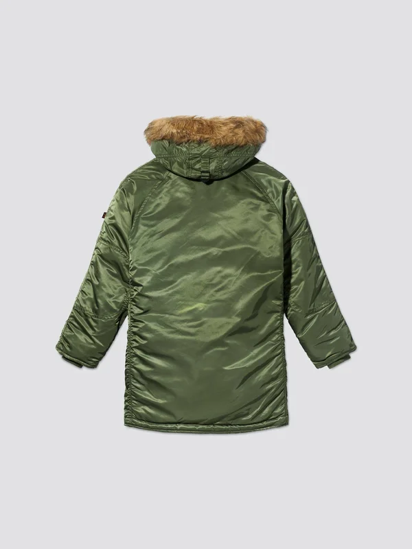 Alpha Industries N-3B Parka Y - Black - YS 8