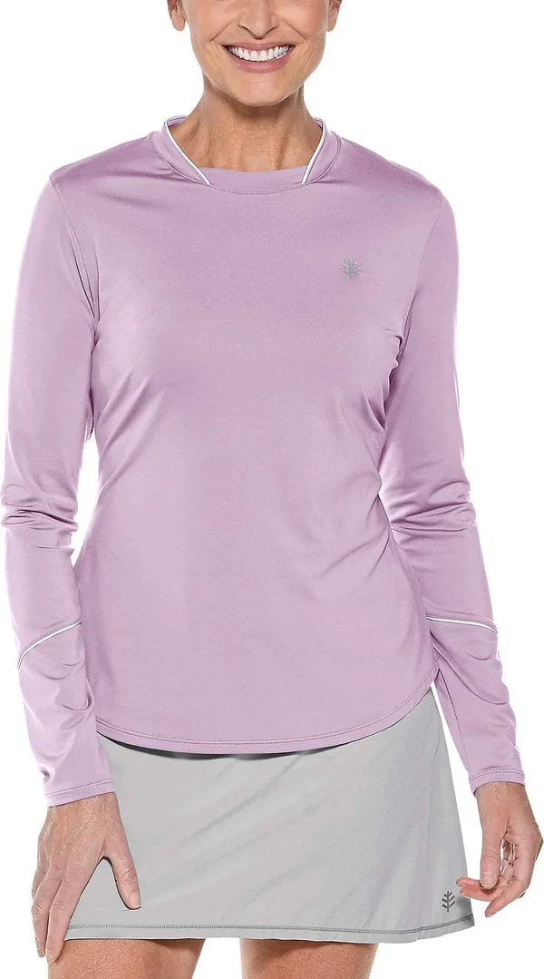 Coolibar UPF 50+ Women's Match Point Long Sleeve Tee - Sun Protective