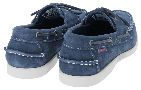 Sebago Docksides Portland Suede - Blue - Loafers