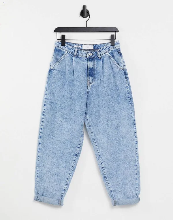 Mango - Dart Slouchy Jeans Light Blue - 4 - Women