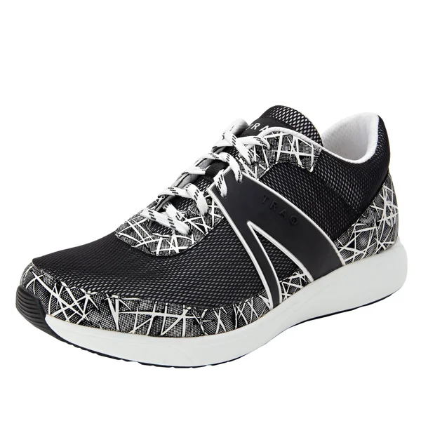 Traq by Alegria Women's Qarma Shoe on Point White 37
