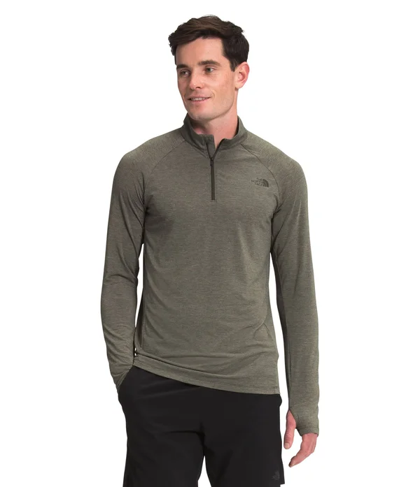 The North Face Men's Wander 1/4 Zip Pullover - XXL, Green
