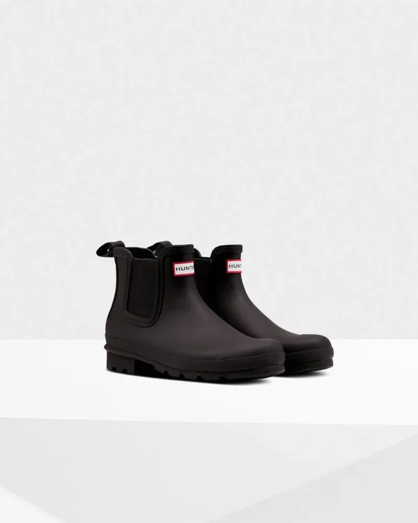 Hunter Original Chelsea Boots - Black - Casual Boots