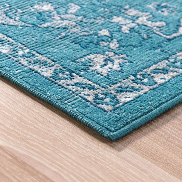 Lucerne Blue 6 ft Runner Area Rug