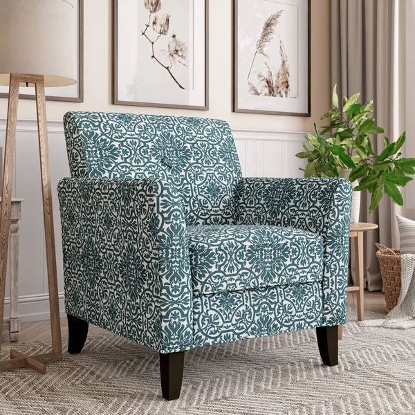 Copper Grove Alex Arm Chair - Caribbean Blue