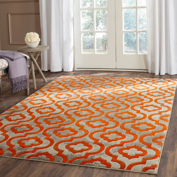 Safavieh Porcello PRL7734E 6&7x22 x 6&7x22 Square Grey - Ivory Area Rug