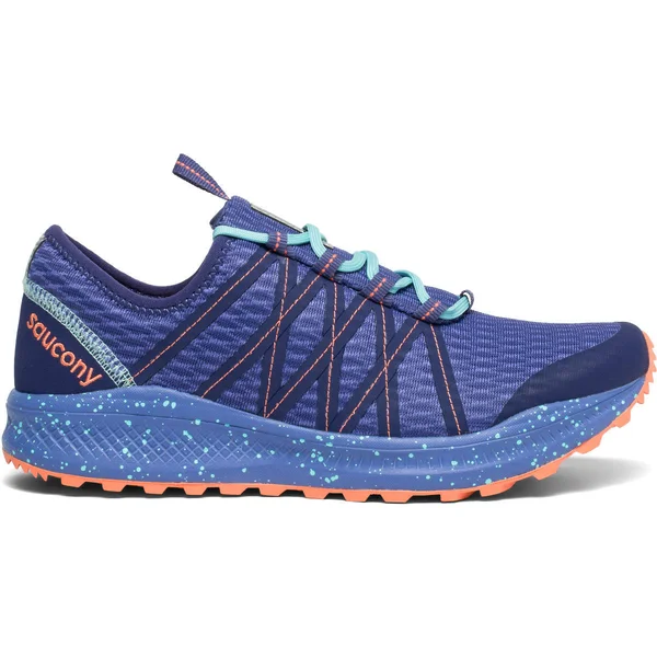 Saucony Womens Shift Trail Running Shoe Sneakers - BLUE Size 9M